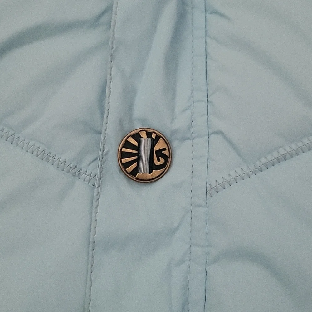 Burton Dry Ride Light Blue‎ Hooded Snowboard Vest Medium